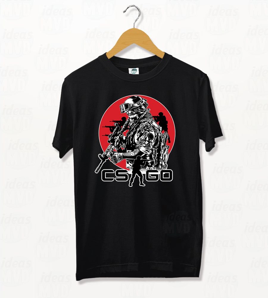 Remera Counter Csgo (Colores)