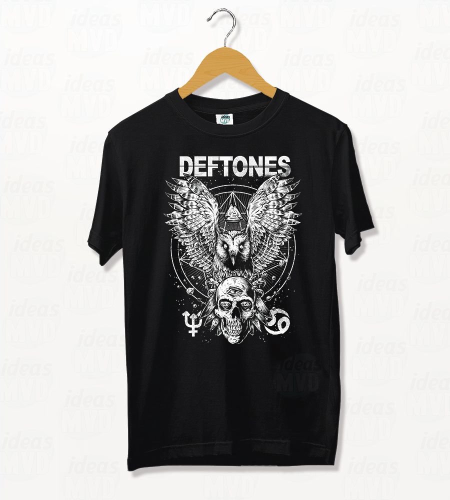 Remera Deftones 02 (Negra)