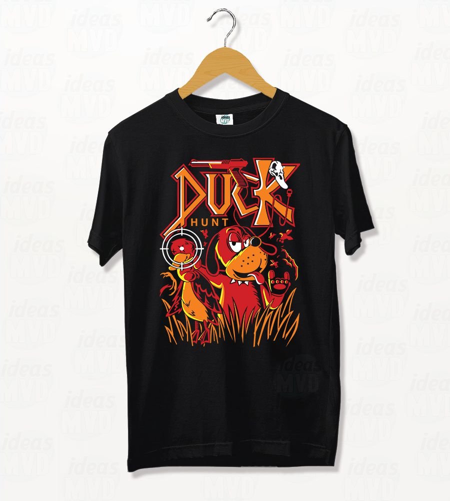 Remera Duckhunt (Negra)