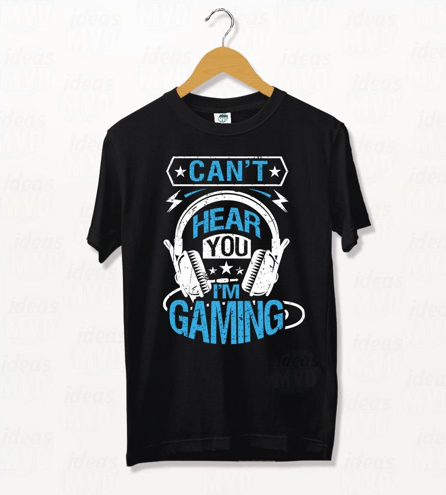 Remera I'm Gaming (Negra)