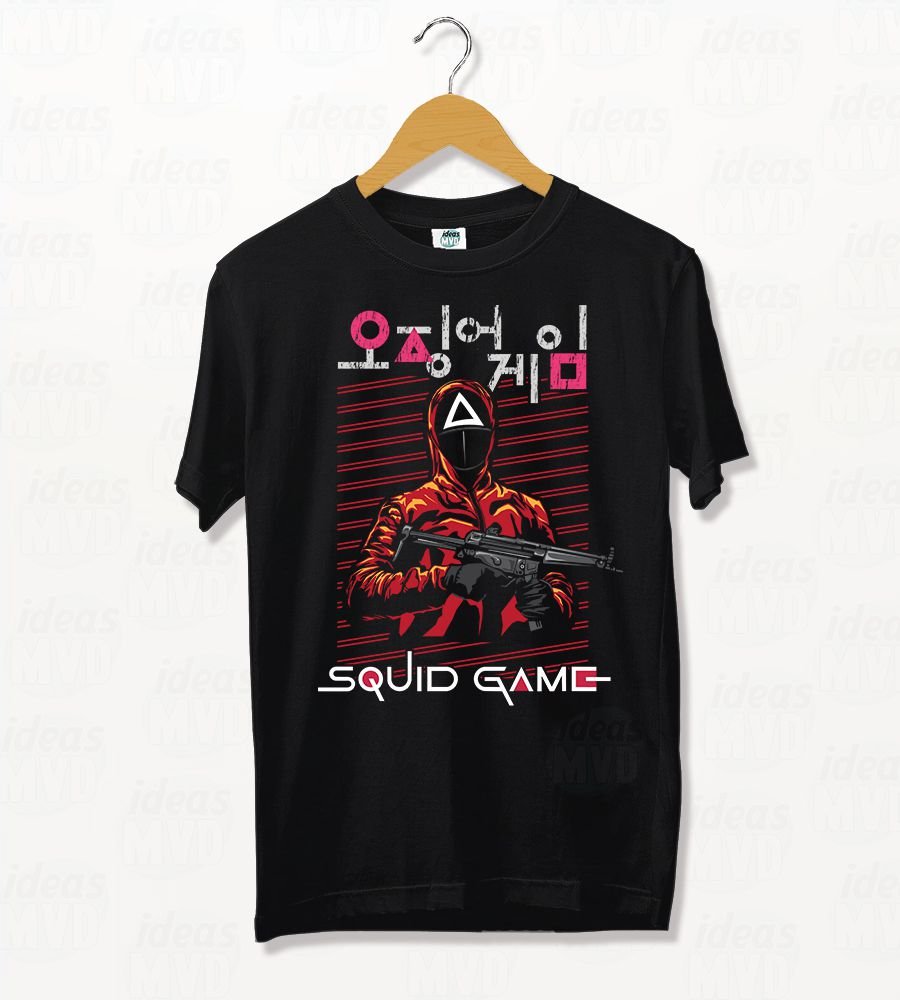 Remera Squid Game (Negra)