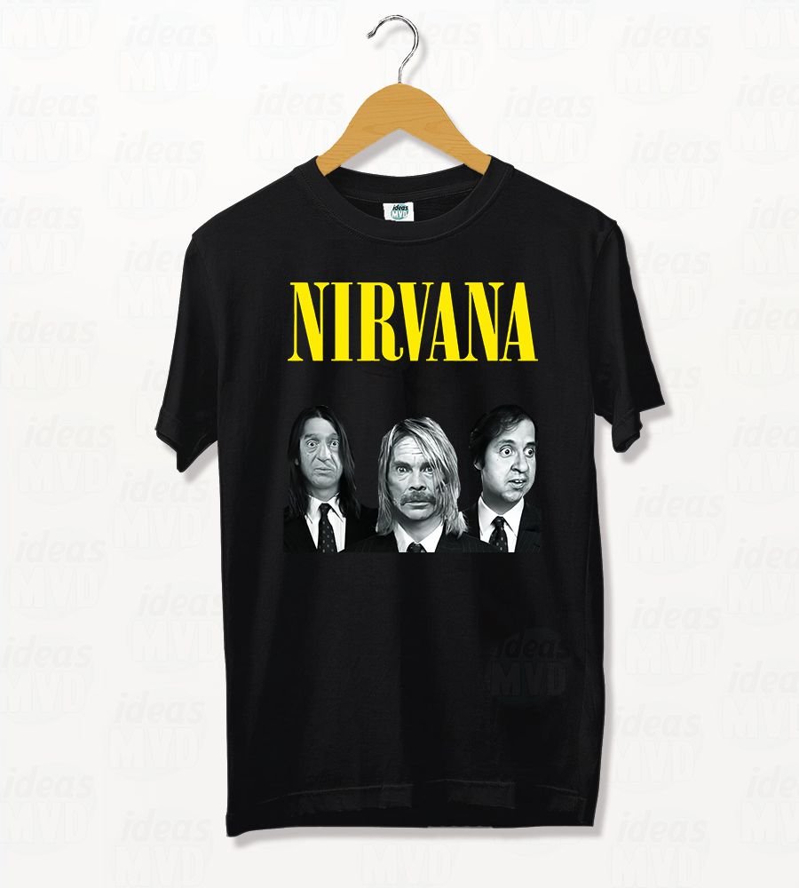 Remera Nirvana Del 8 (Colores)