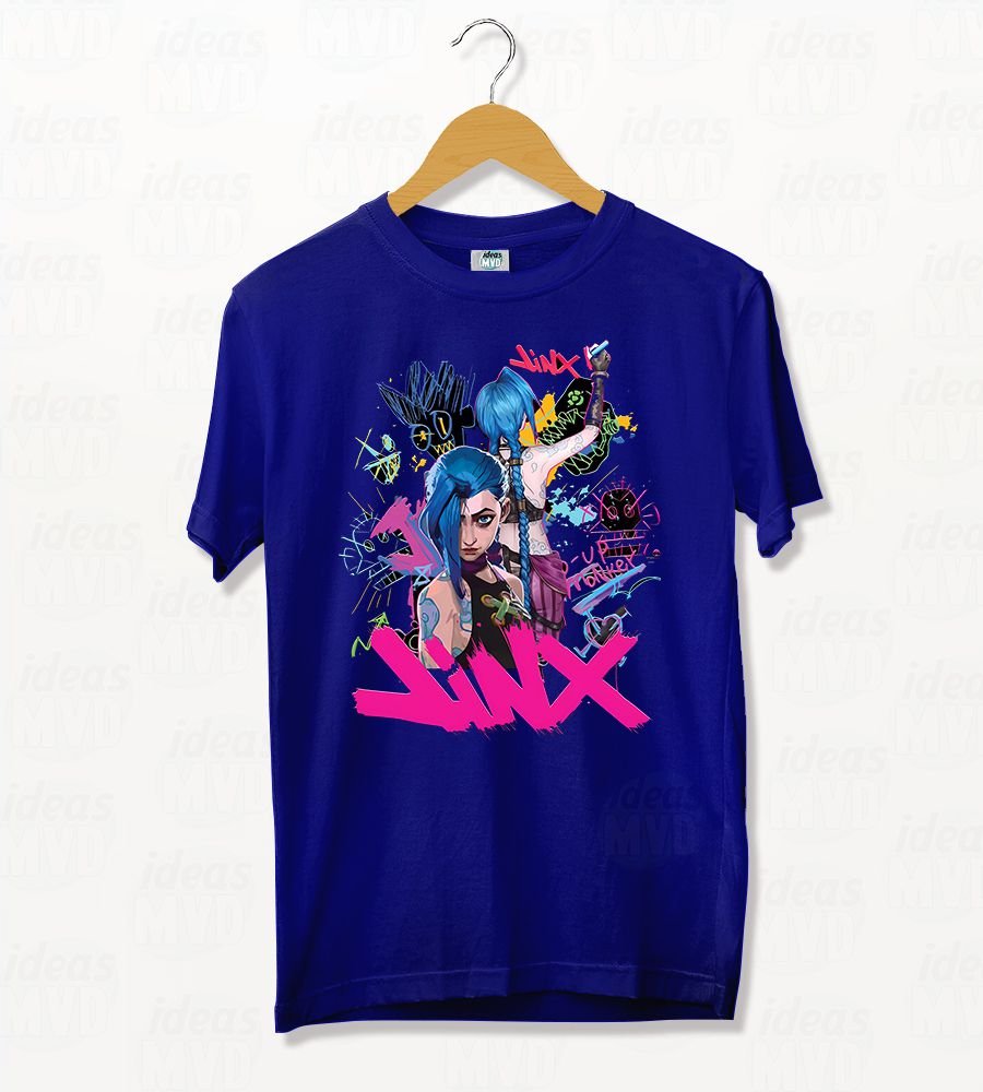 Remera Arcane Jinx 01 (Colores)