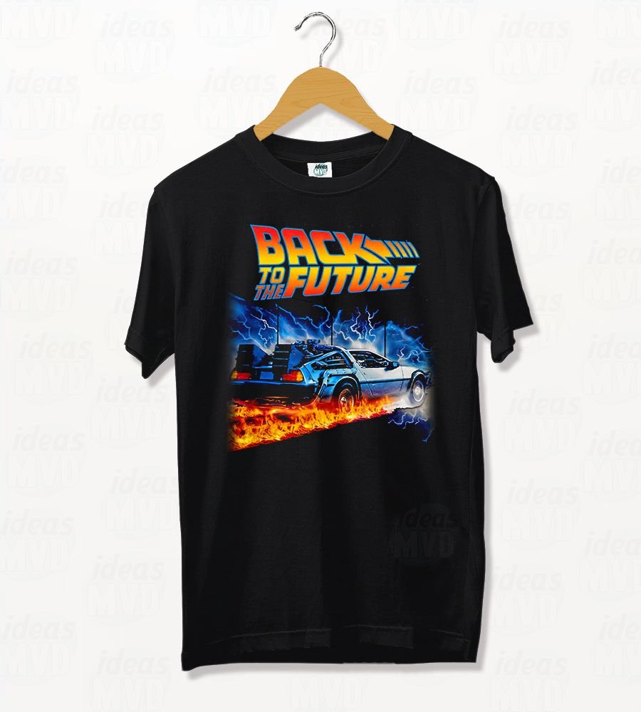 Remera Back To The Future 02 (Negra)