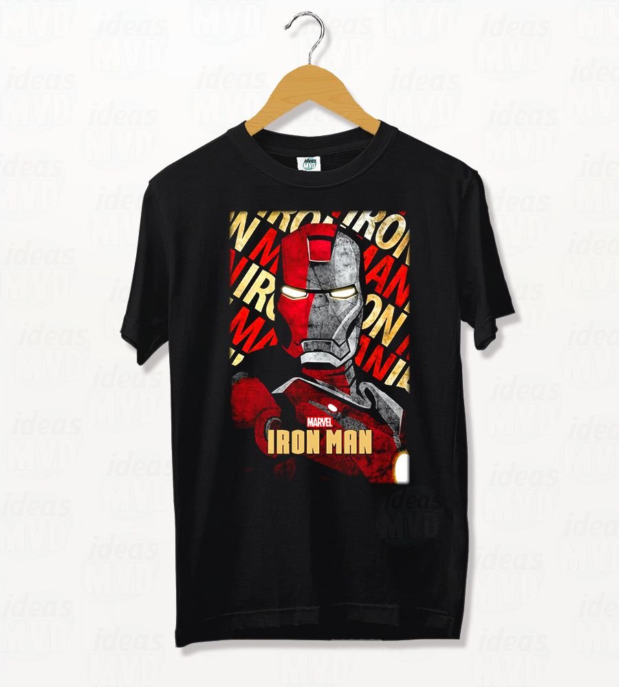 Remera Iron Man 02 (Negra)