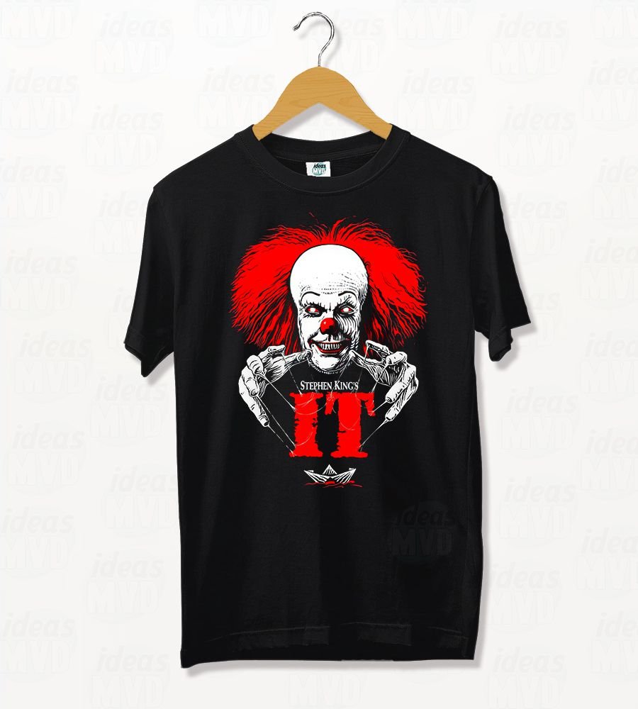 Remera IT Stephen King (Negra)