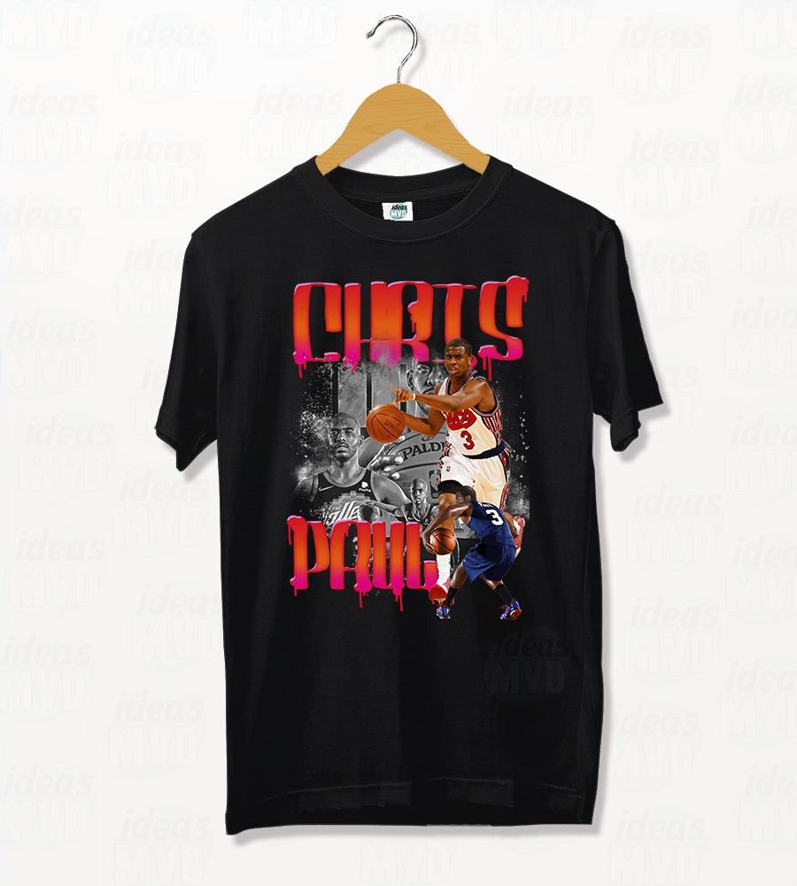 Remera NBA Chris Paul (Negra)