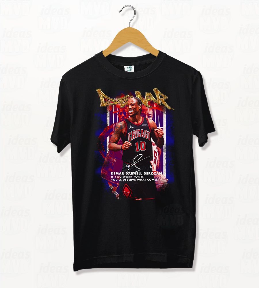 Remera NBA Demar Darnell (Negra)