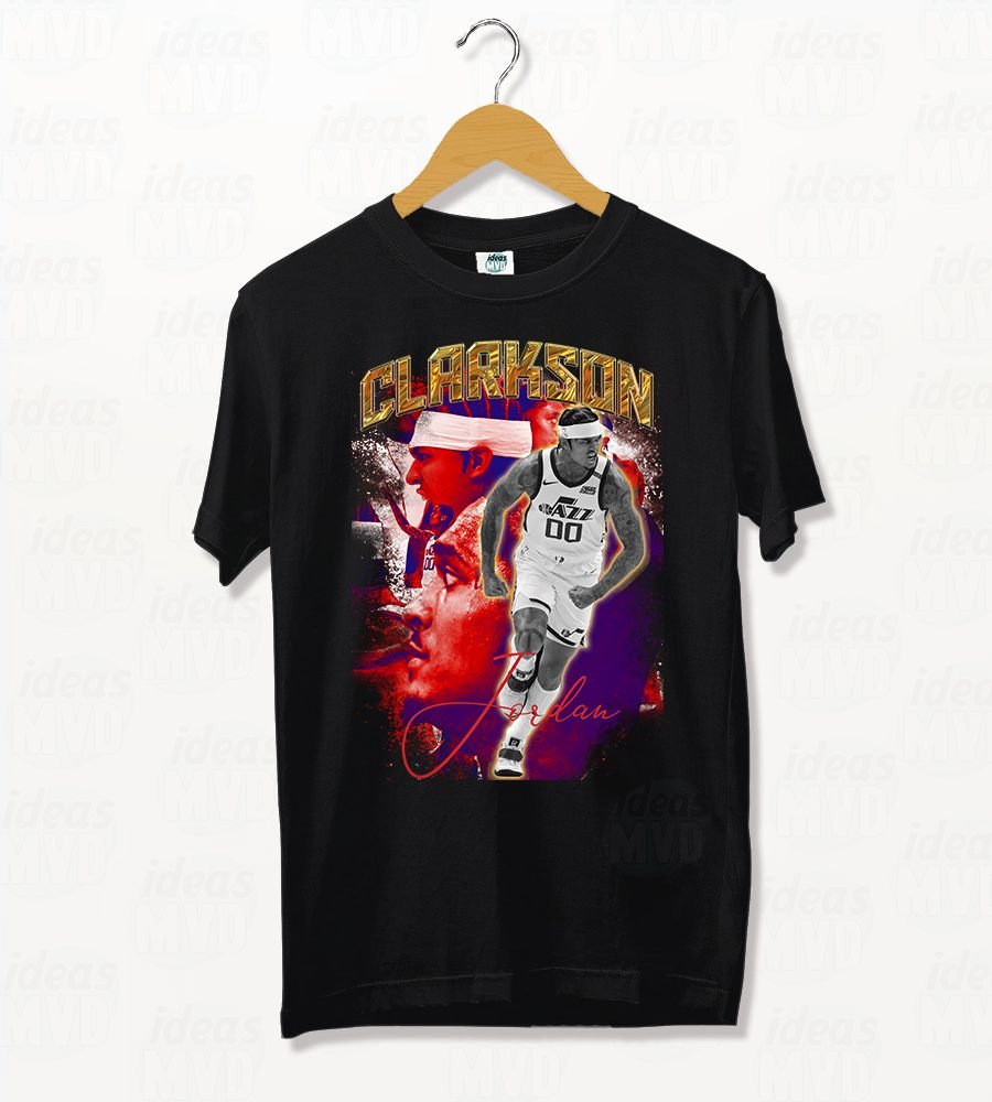 Remera NBA Jordan Clarkson 02 (Negra)