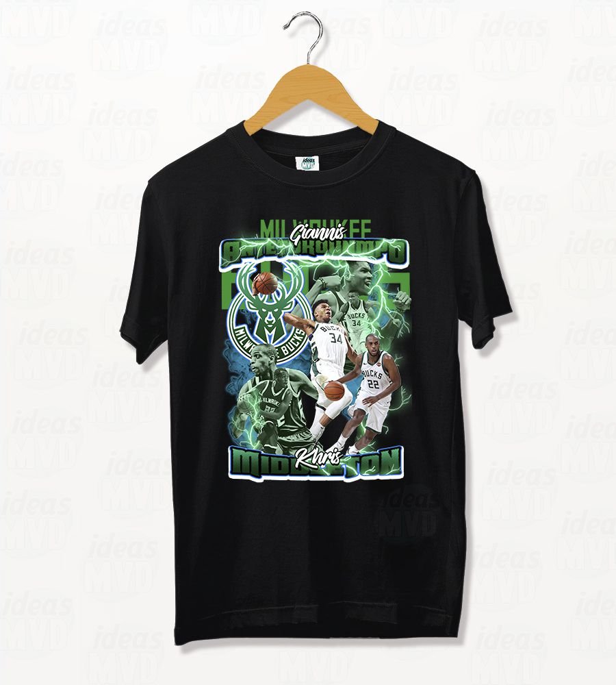 Remera Kris Middleton (Negra)