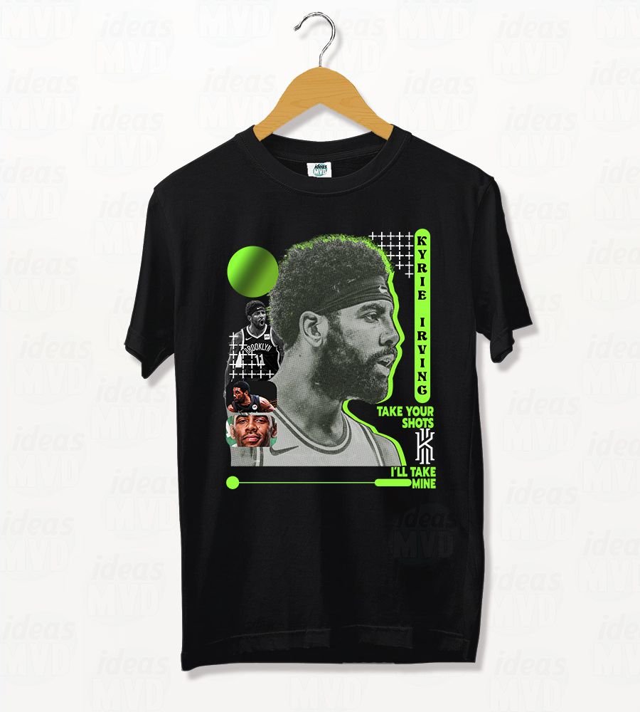 Remera NBA Kyrie Irving (Negra)
