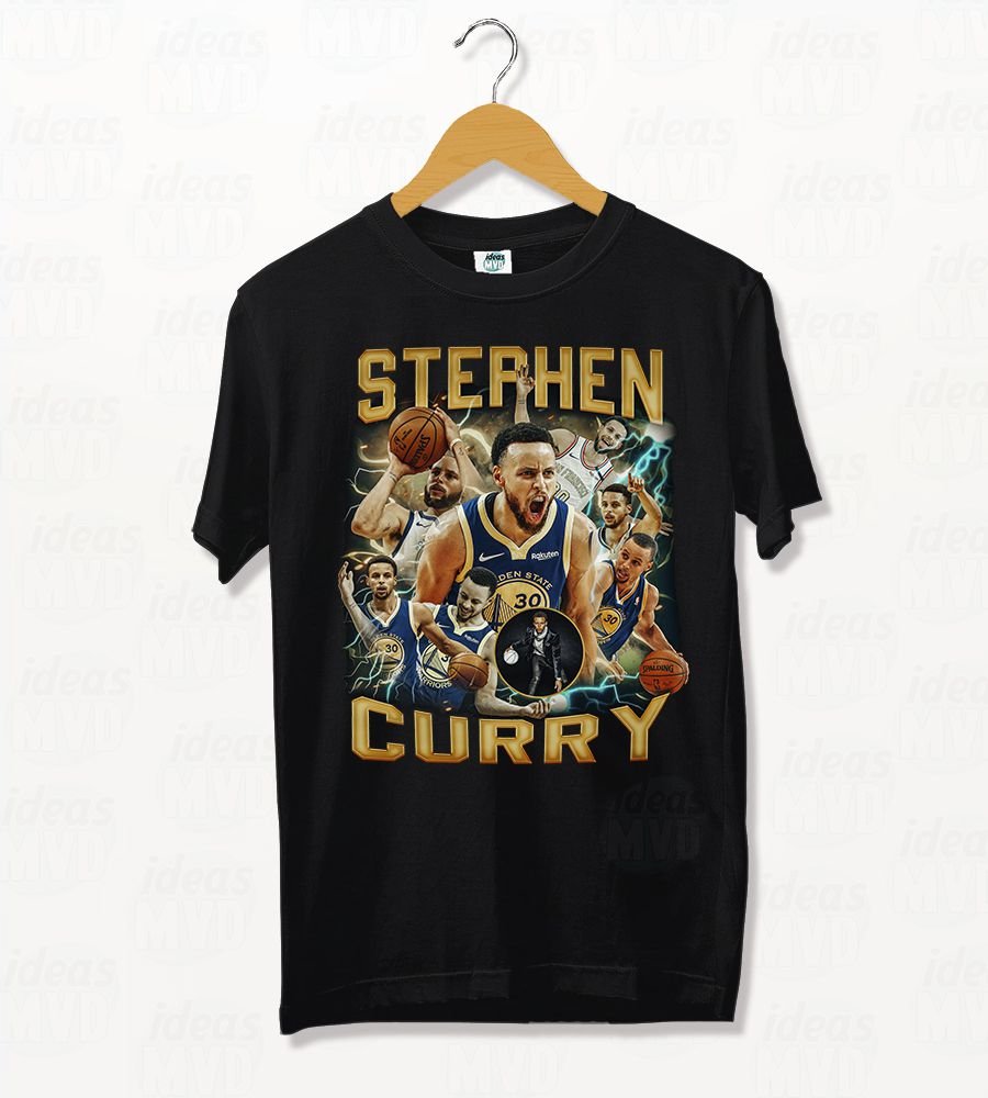 Remera Stephen Curry 06 (Negra)