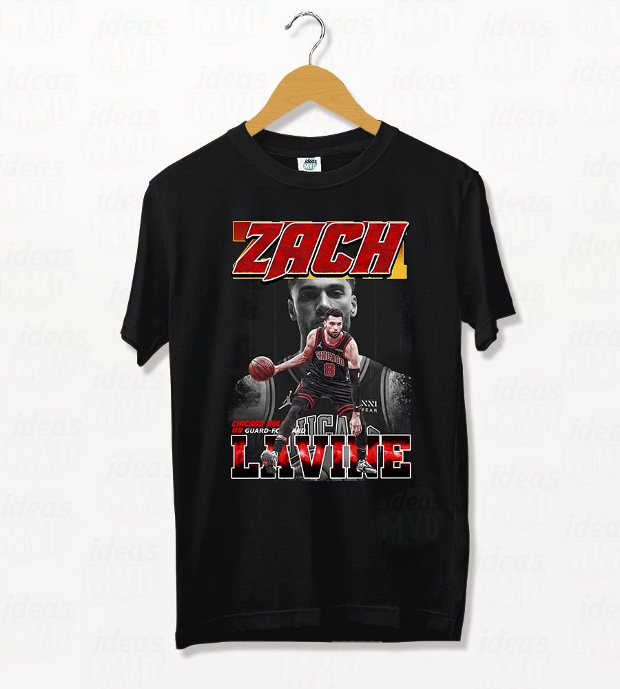 Remera NBA Zach Levine (Negra)