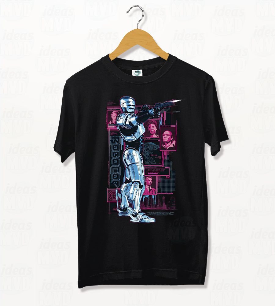 Remera Robocop 02 (Negra)