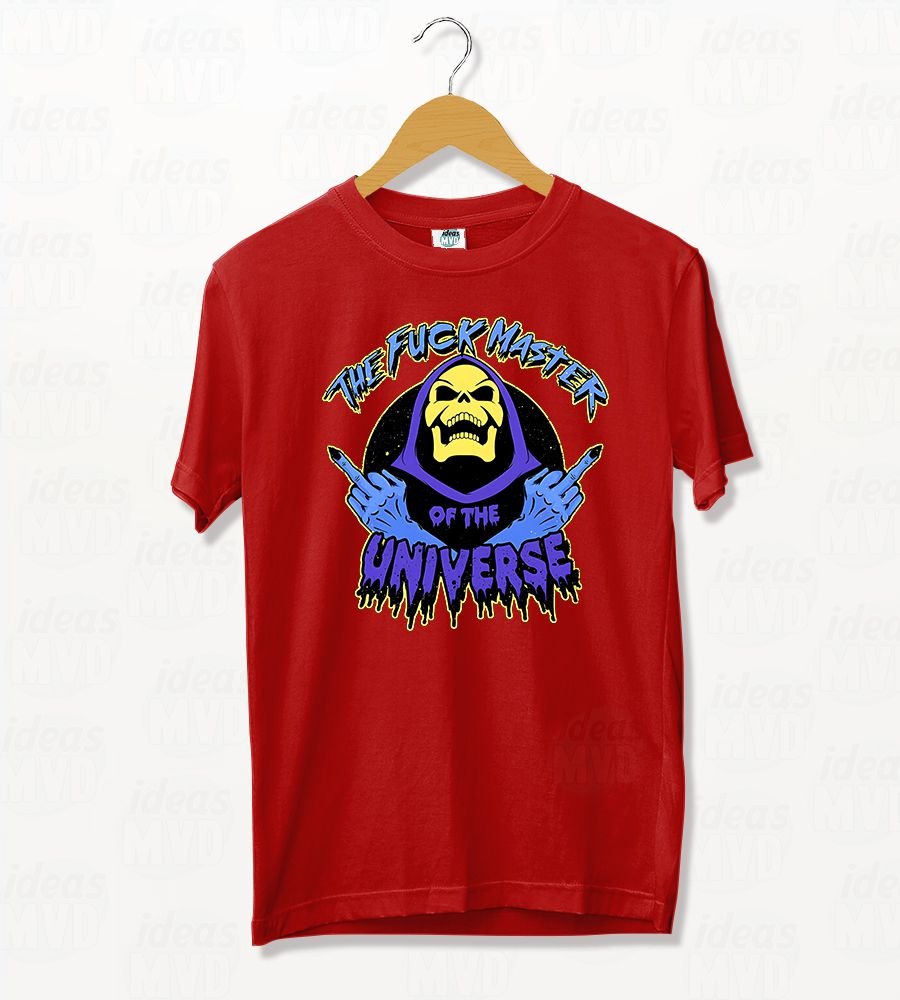 Remera Skeletor The Fuck Master (Colores)