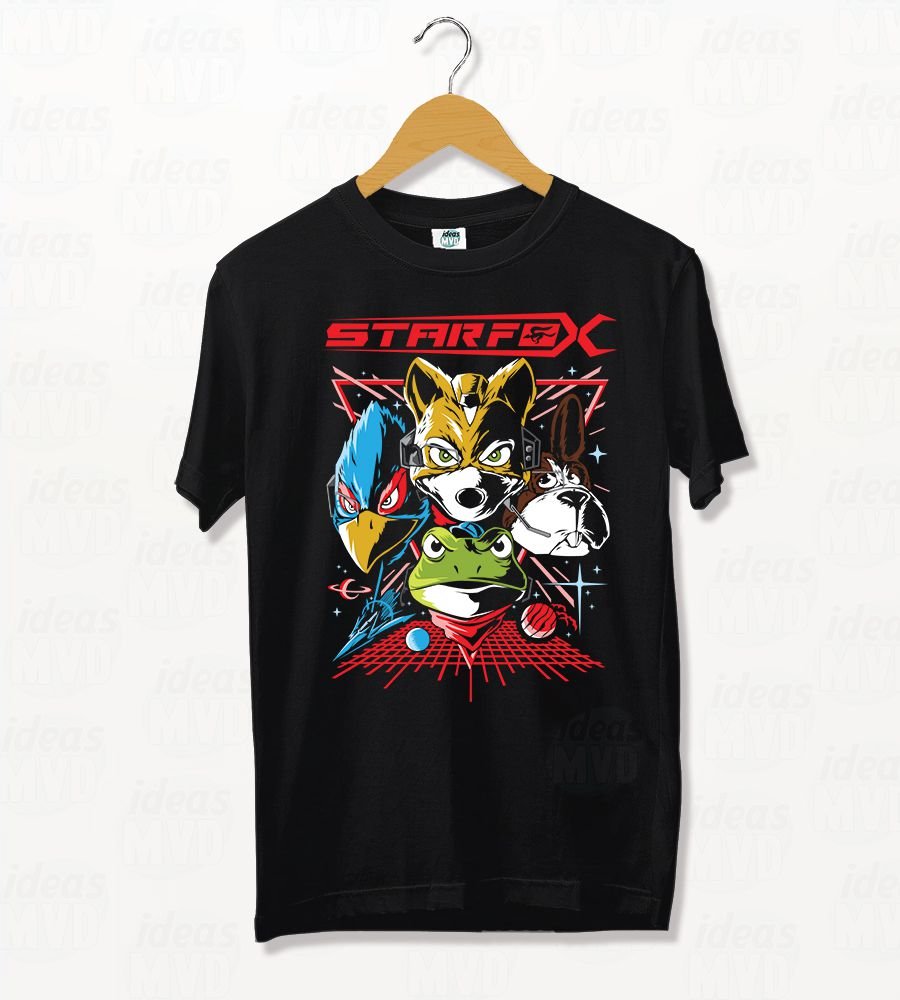 Remera Starfox (Negra)