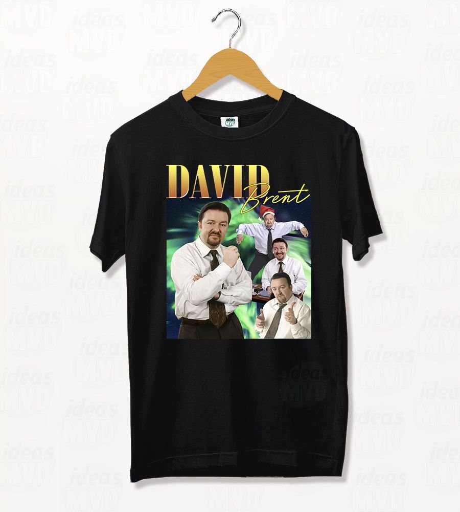 Remera The Office David (Negra)