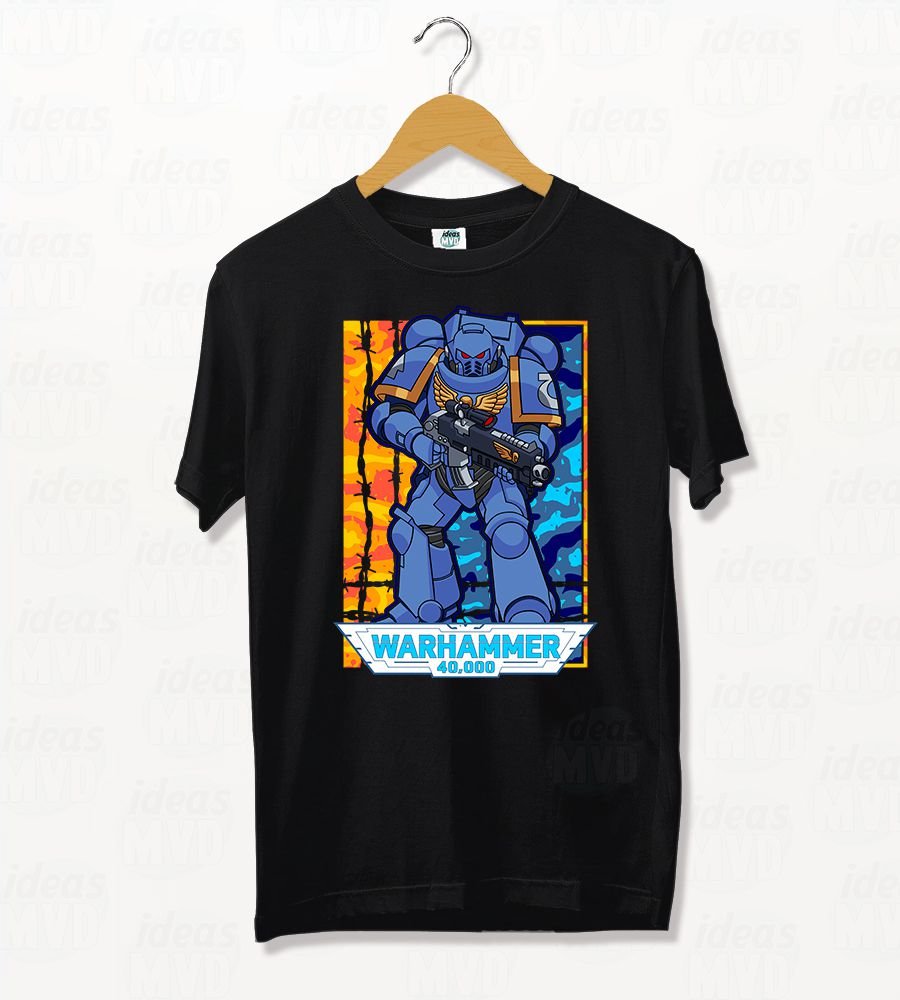 Remera Warhammer (Negra)