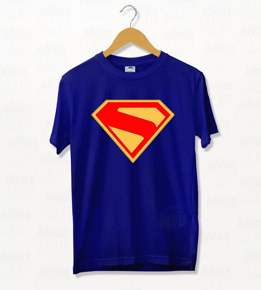 Remera Superman James Gunn Logo (Azul)