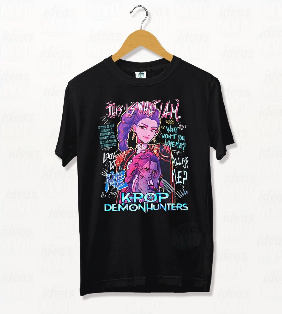 Remera Rumi Las Guerreras Kpop/Kpop Demon Hunter (Colores) - Imagen 3