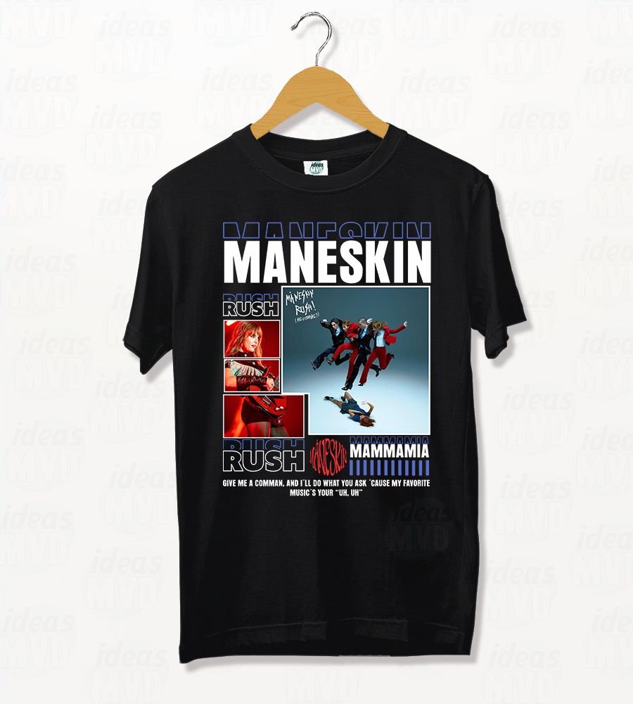 Remera Maneskin (Negra)