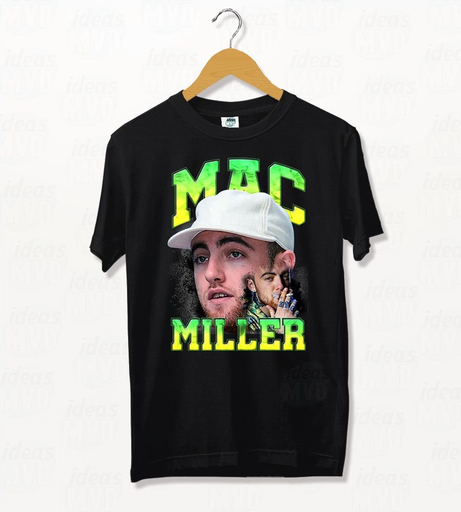 Remera Mac Miller 02 (Negra)