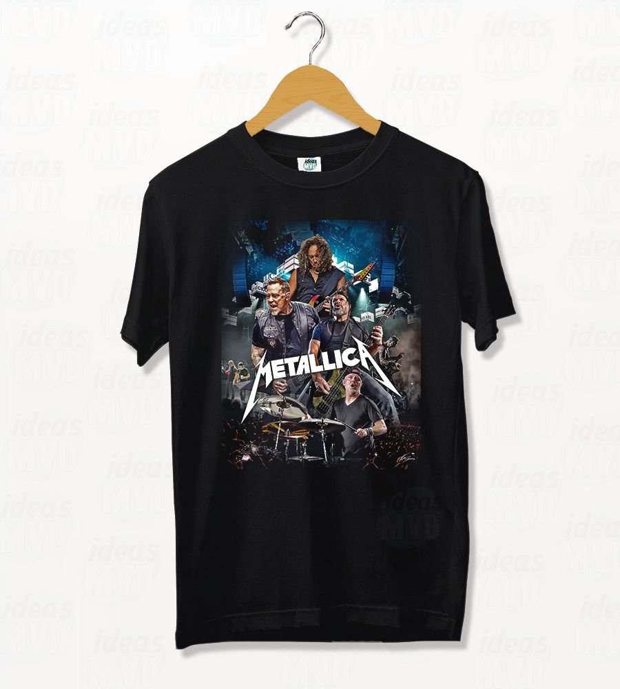 Remera Metallica 06 (Negra)