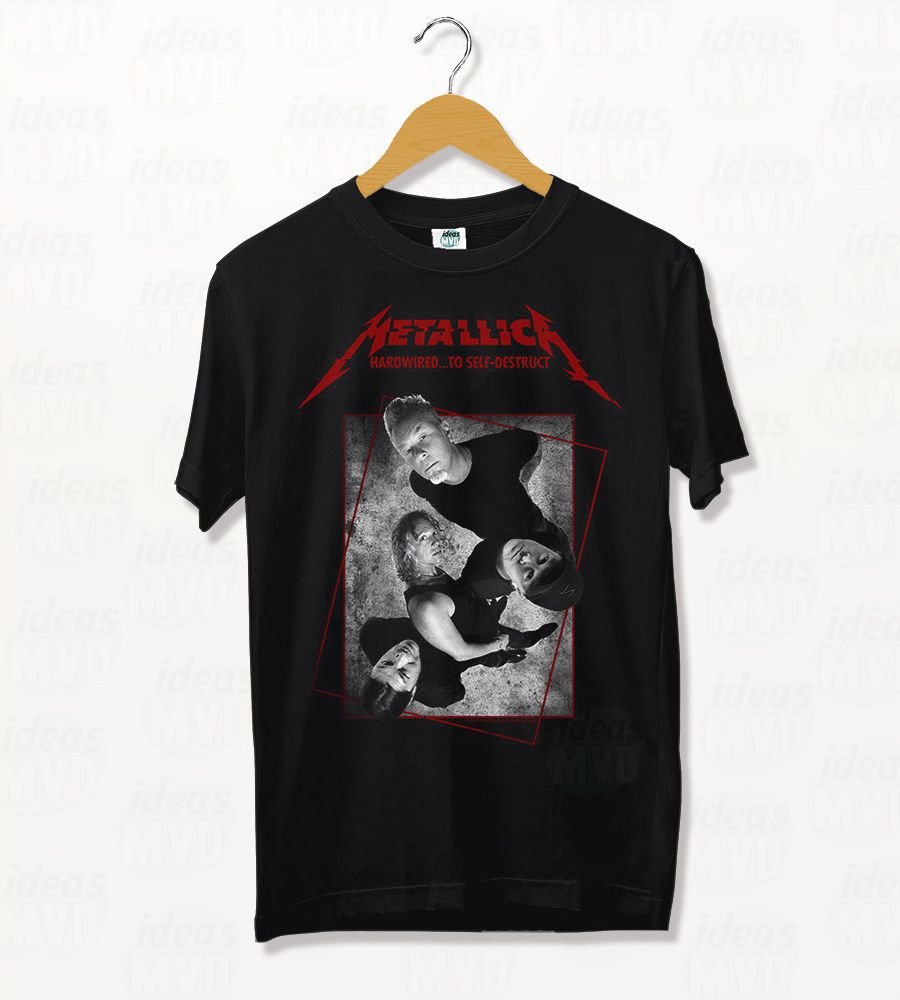 Remera Metallica 08 (Negra)