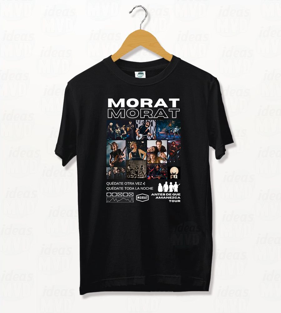 Remera Morat (Negra)