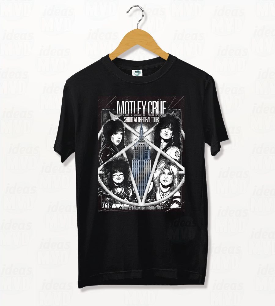 Remera Motley Crue 02 (Negra)