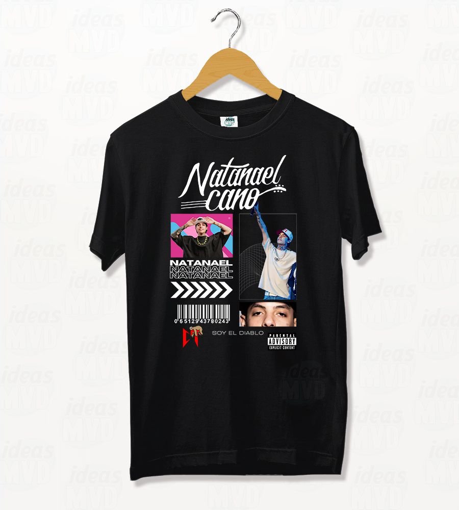 Remera Natanael Cano (Negra)