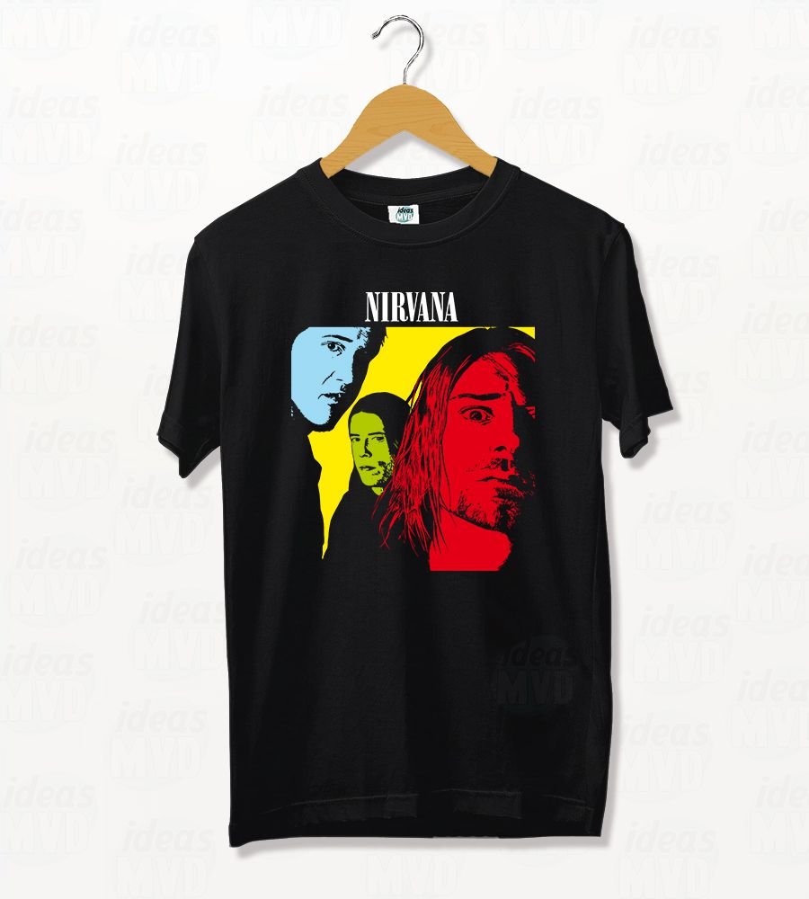Remera Nirvana 01 (Negra)
