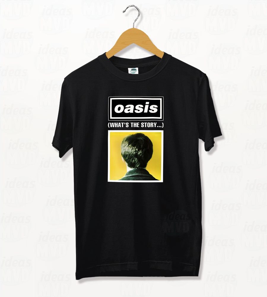 Remera Oasis What's The Story (Negra)