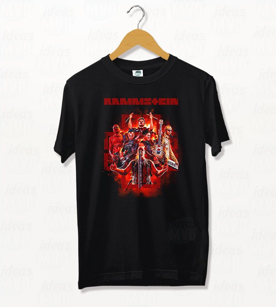 Remera Rammstein 01 (Negra)