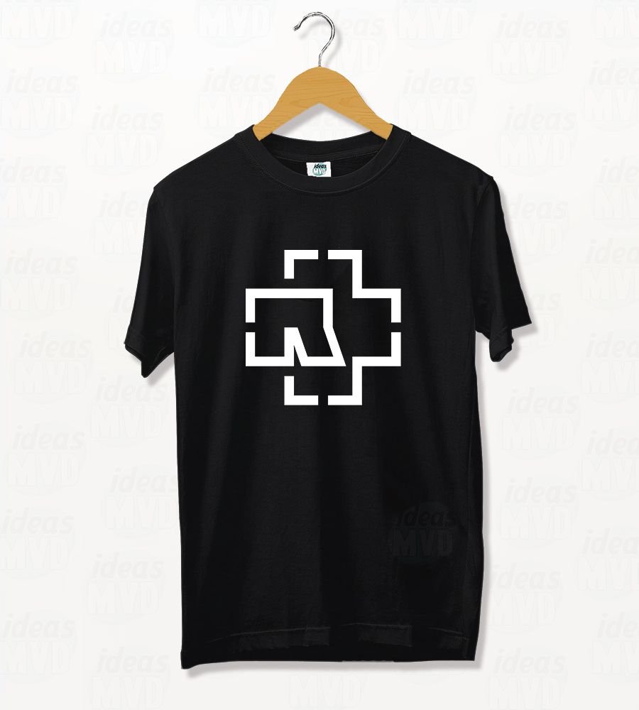 Remera Rammstein Logo (Negra)