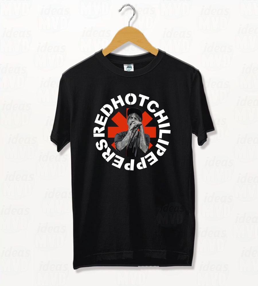 Remera Red Hot Chilli Peppers 01 (Negra)