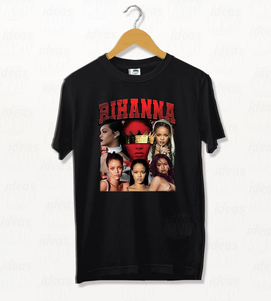 Remera Rihanna 03 (Negra)
