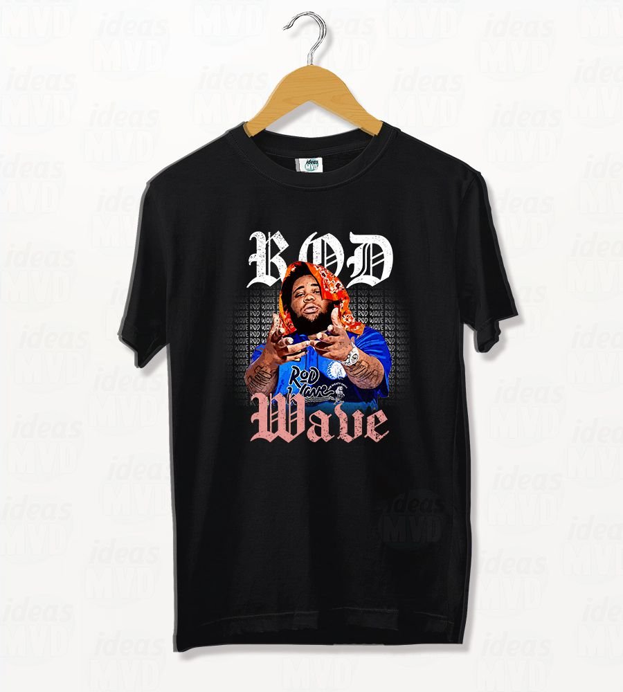 Remera Rod Wave (Negra)
