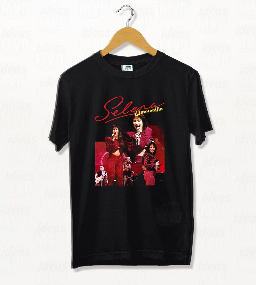 Remera Selena Quintilla 01 (Negra)