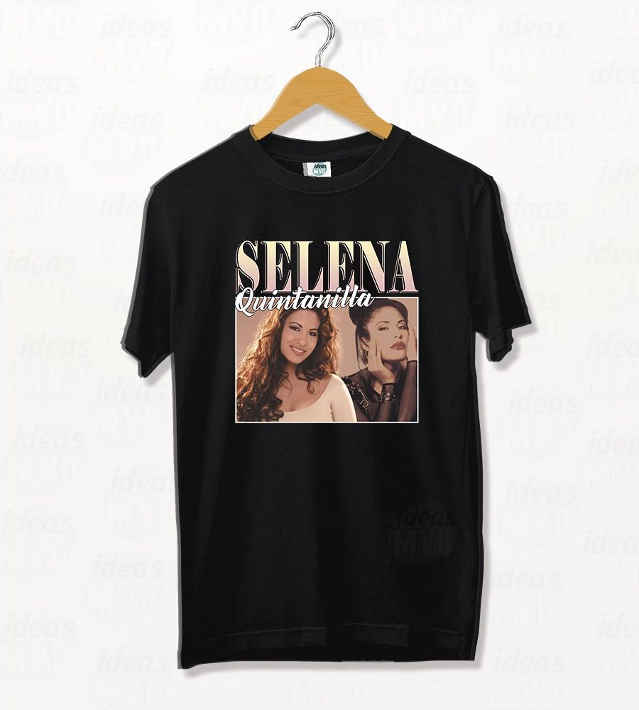 Remera Selena Quintilla 02 (Negra)