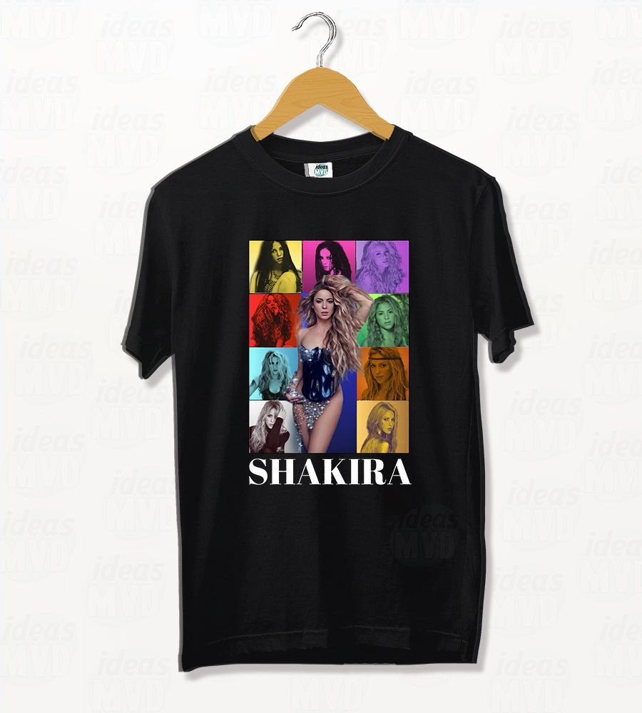 Remera Shakira 02 (Negra)