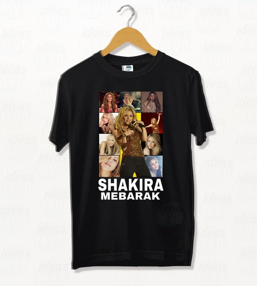 Remera Shakira 01 (Negra)