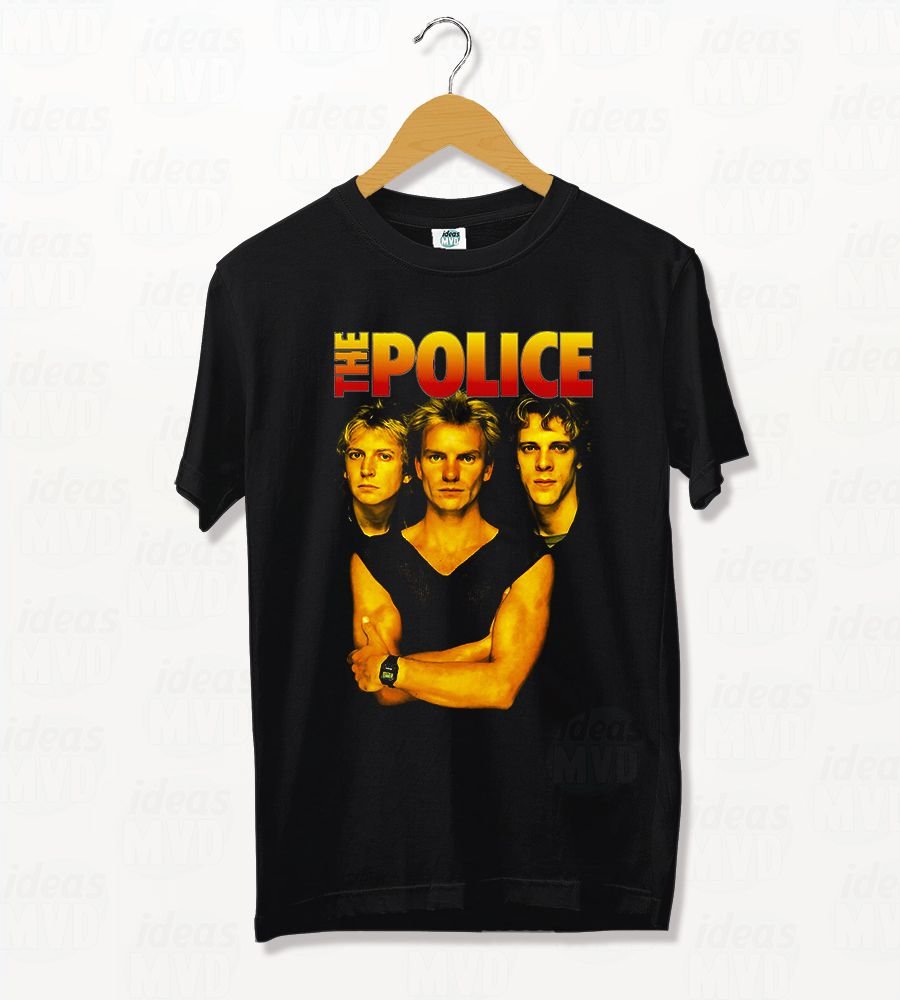 Remera The Police 02 (Negra)