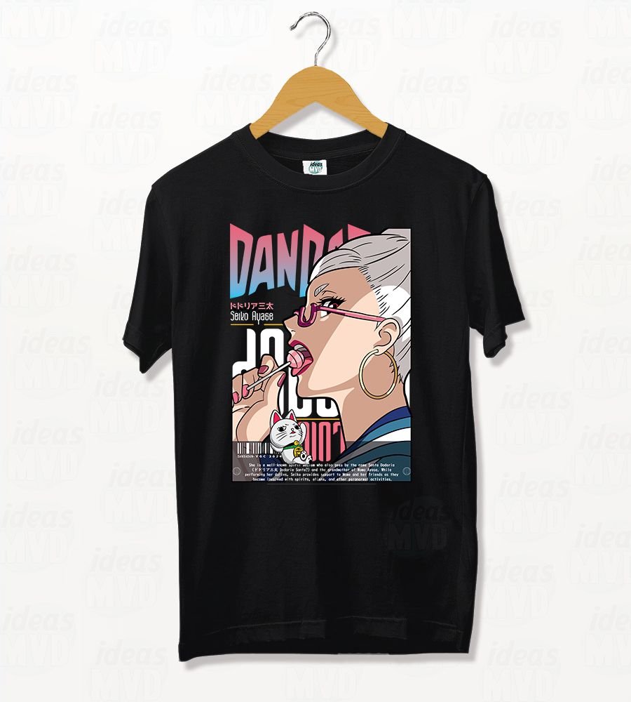 Remera Dandadan Seiko Ayase (Negra)