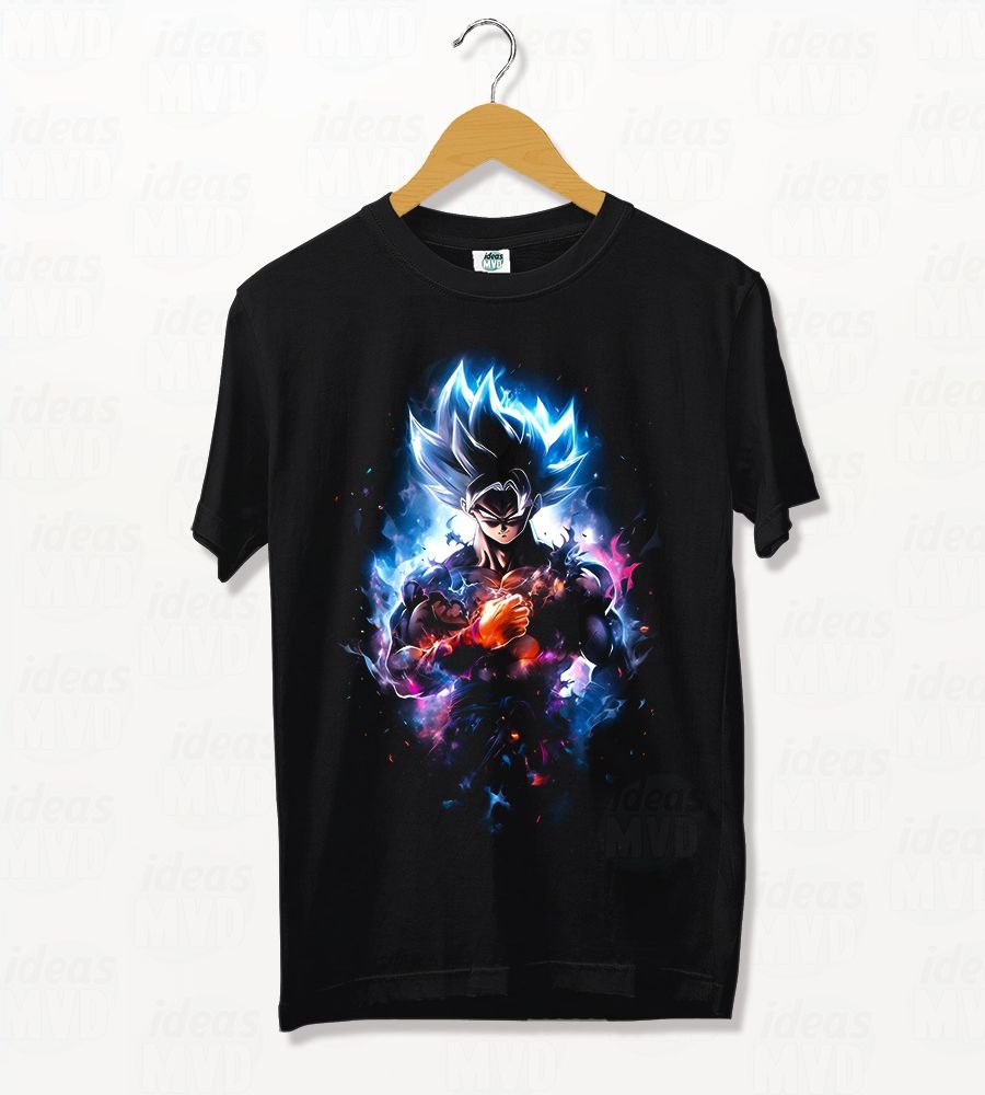 Remera Dragon Ball Super Goku Ultra Instinct 02 (Negra)