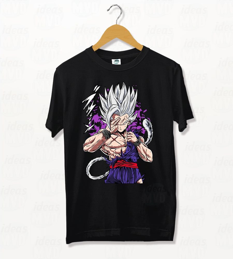 Remera Dragon Ball Super Gohan (Negra)