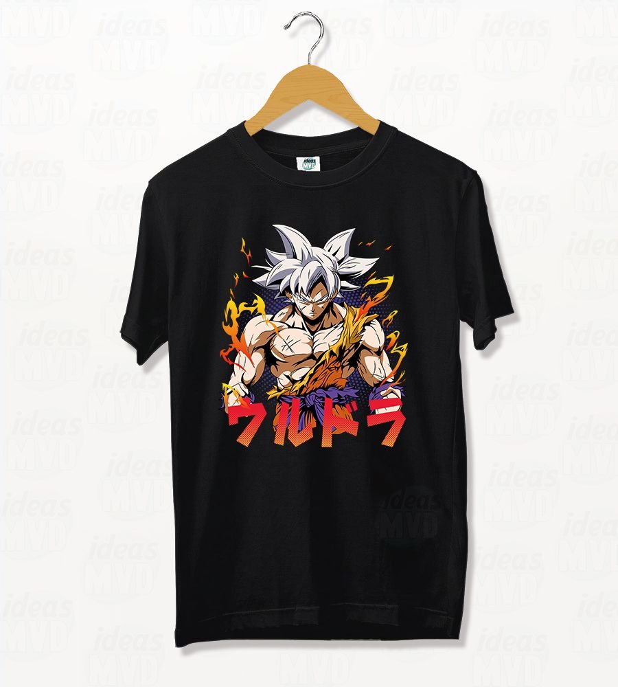 Remera Dragon Ball Super Goku Ultra Instict 04 (Negra)