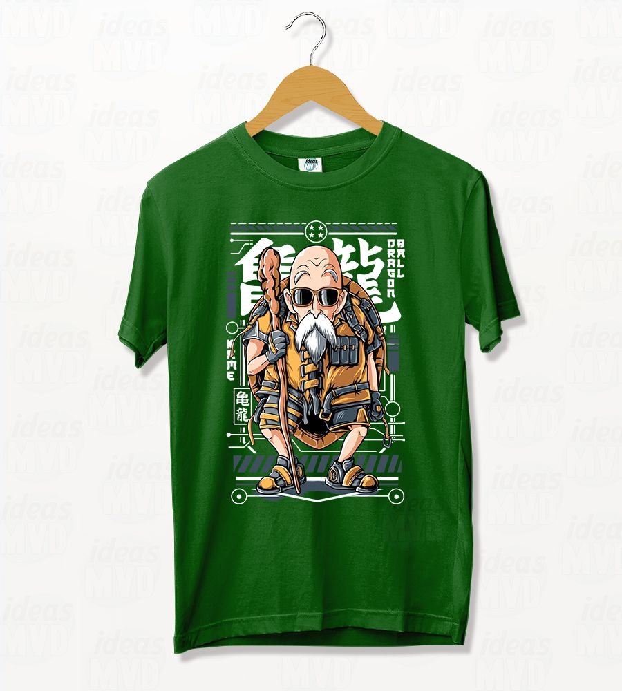 Remera Dragon Ball Z Roshi 01 (Negra)