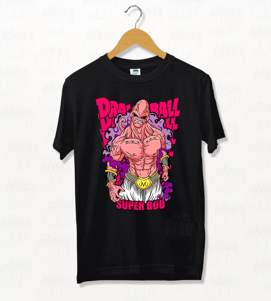 Remera Dragon Ball Z Super Buu (Negra)
