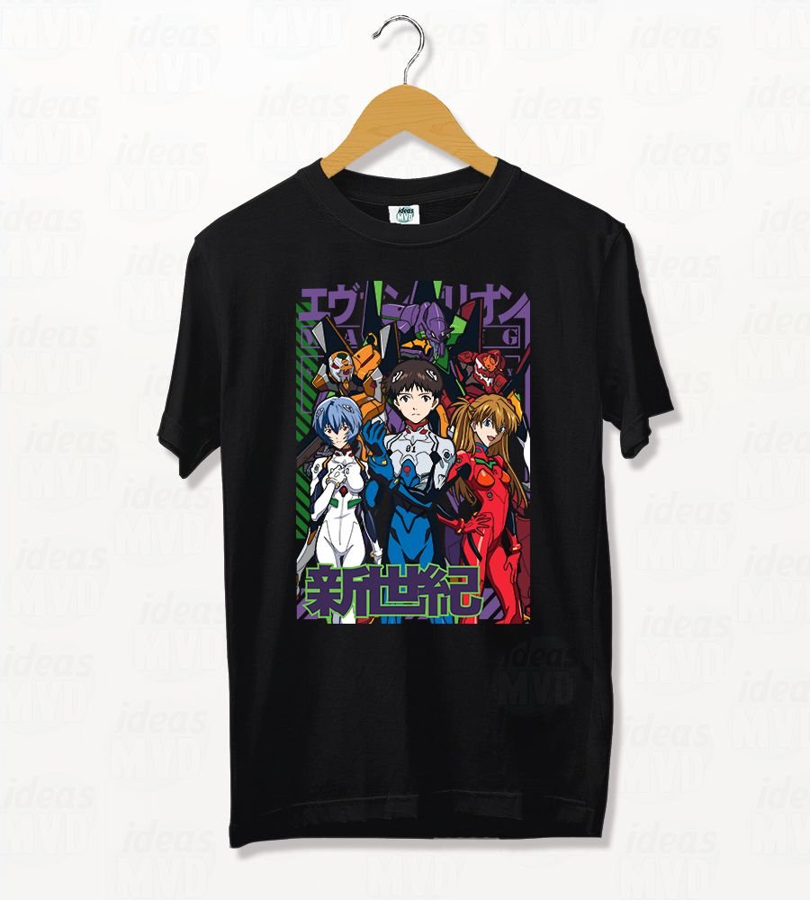 Remera Evangelion 01 (Negra)